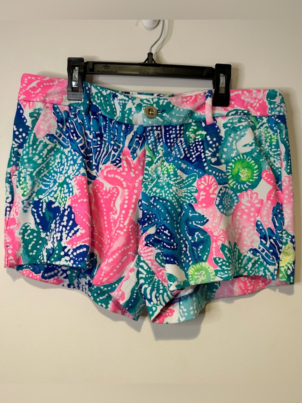lilly pulitzer callahan stretch shorts size 10
